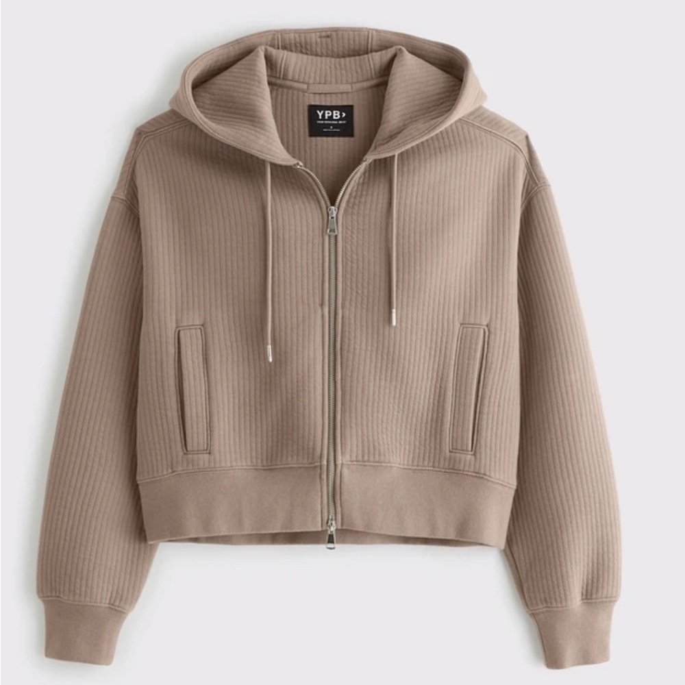 Abercrombie & Fitch YPB Active Rib Full-Zip Hoodie